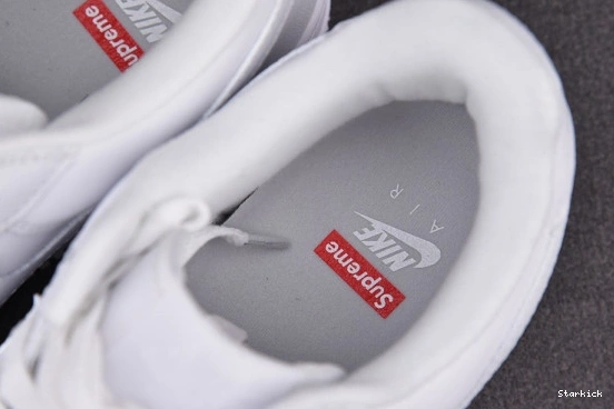 White Nike 1 Supreme CU9225-100 Air Force Low 0810